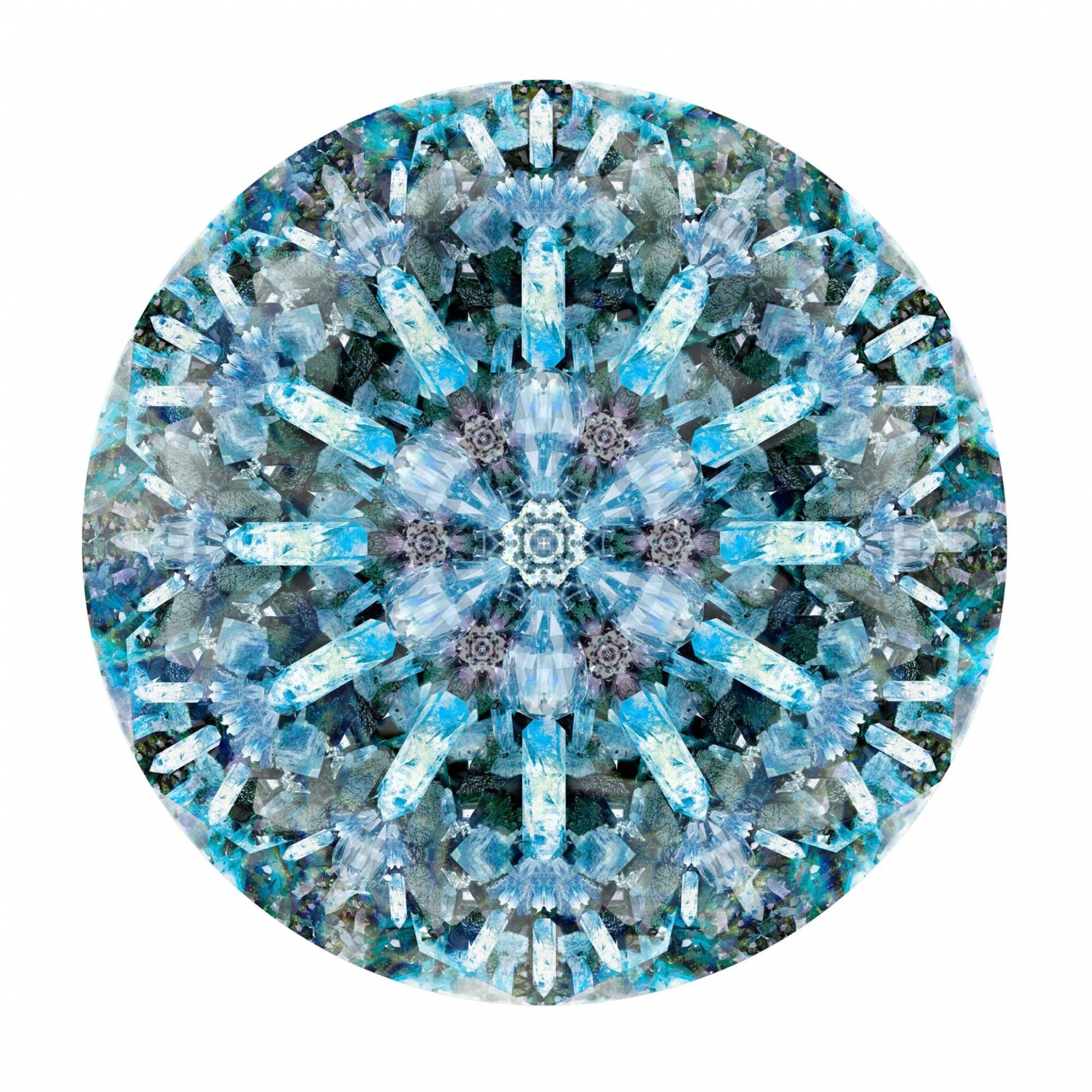 Crystal Ice Carpet Round
