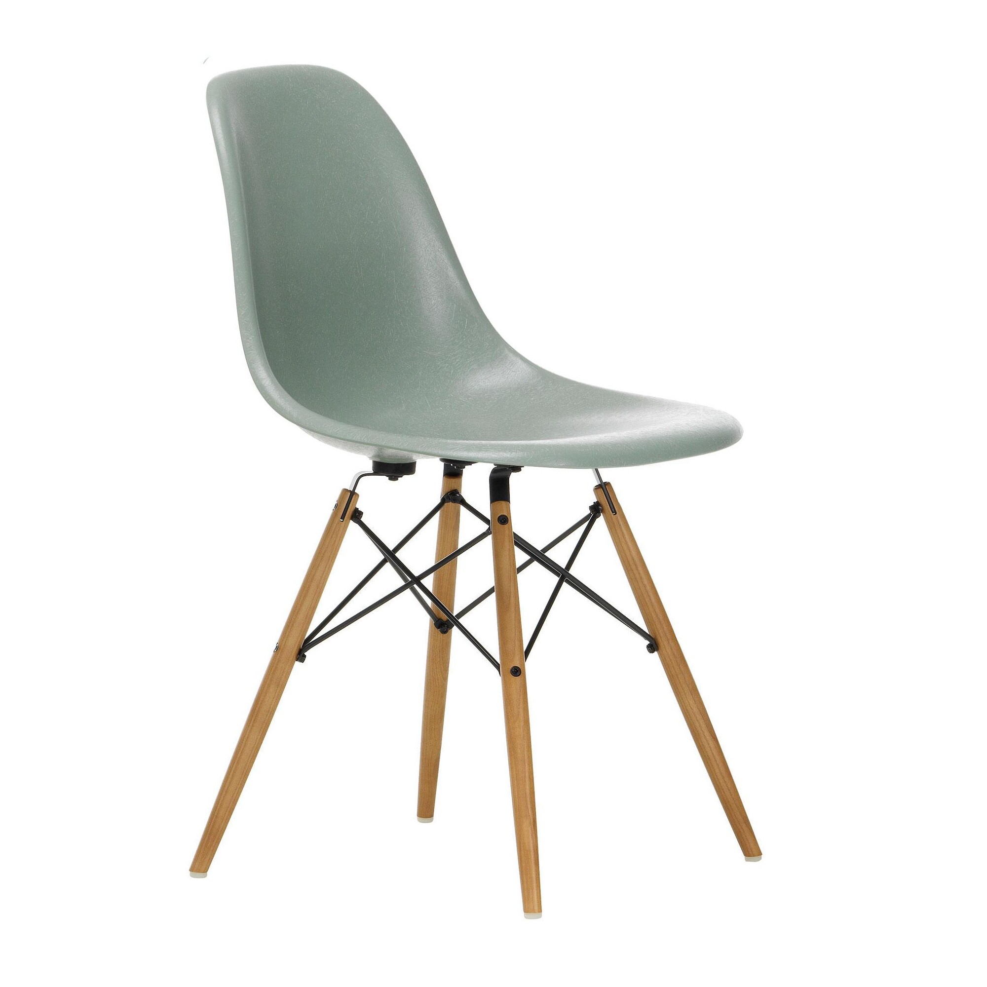 Eames Fiberglass Side Chair DSW Ash Base