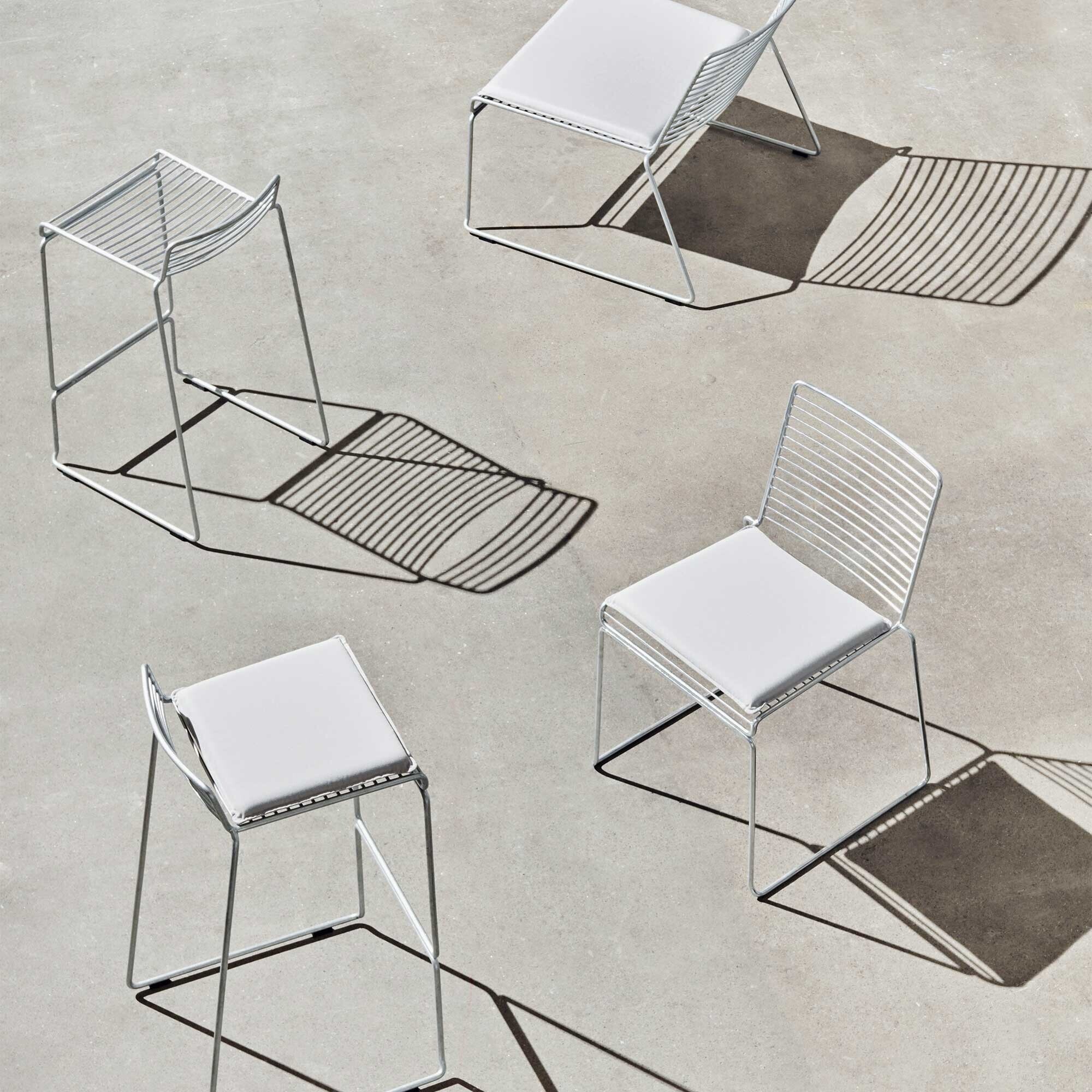 Hee Bar Stool High Hot Galvanised