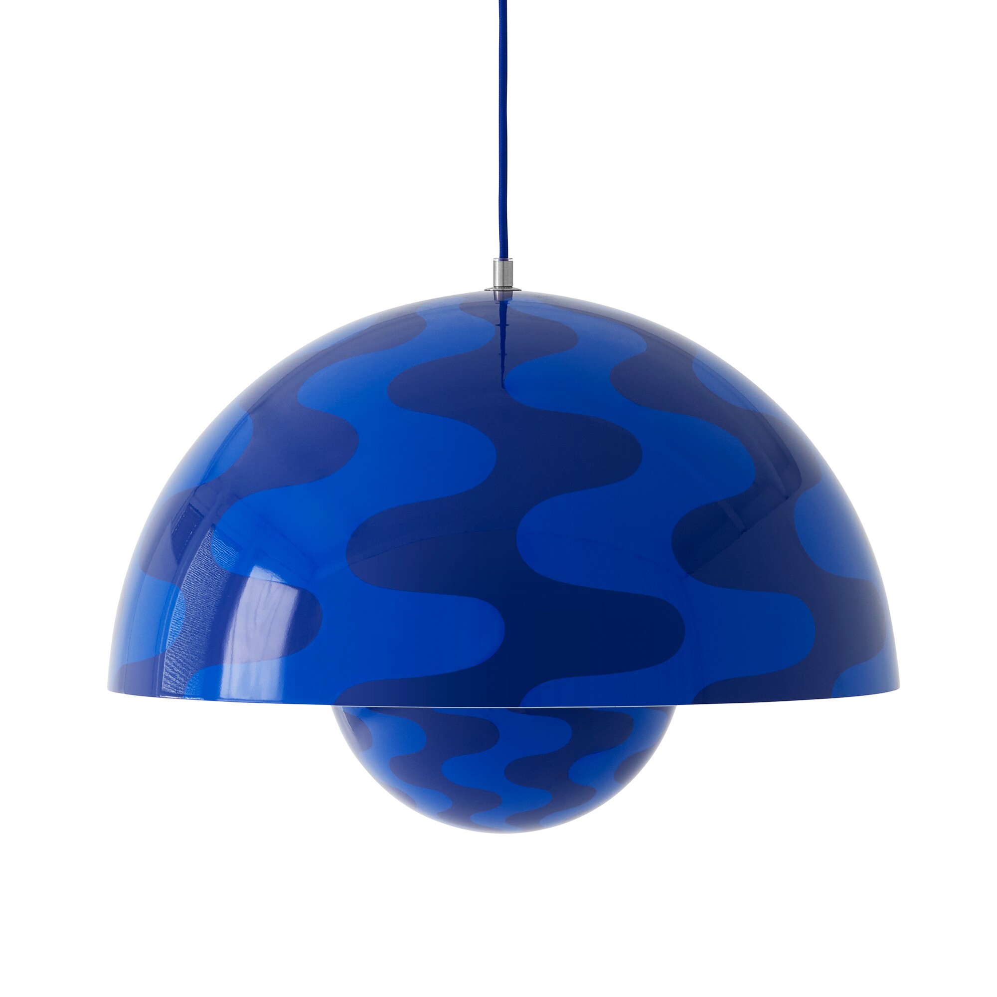Flowerpot VP2 Suspension Lamp with Pattern