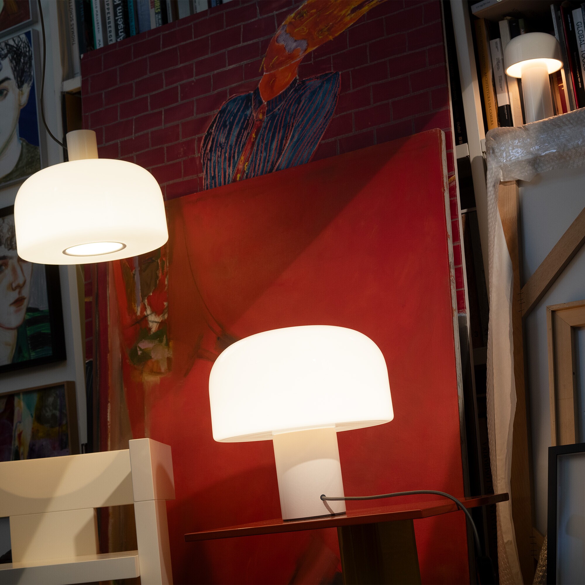 Bellhop Glass Table Lamp