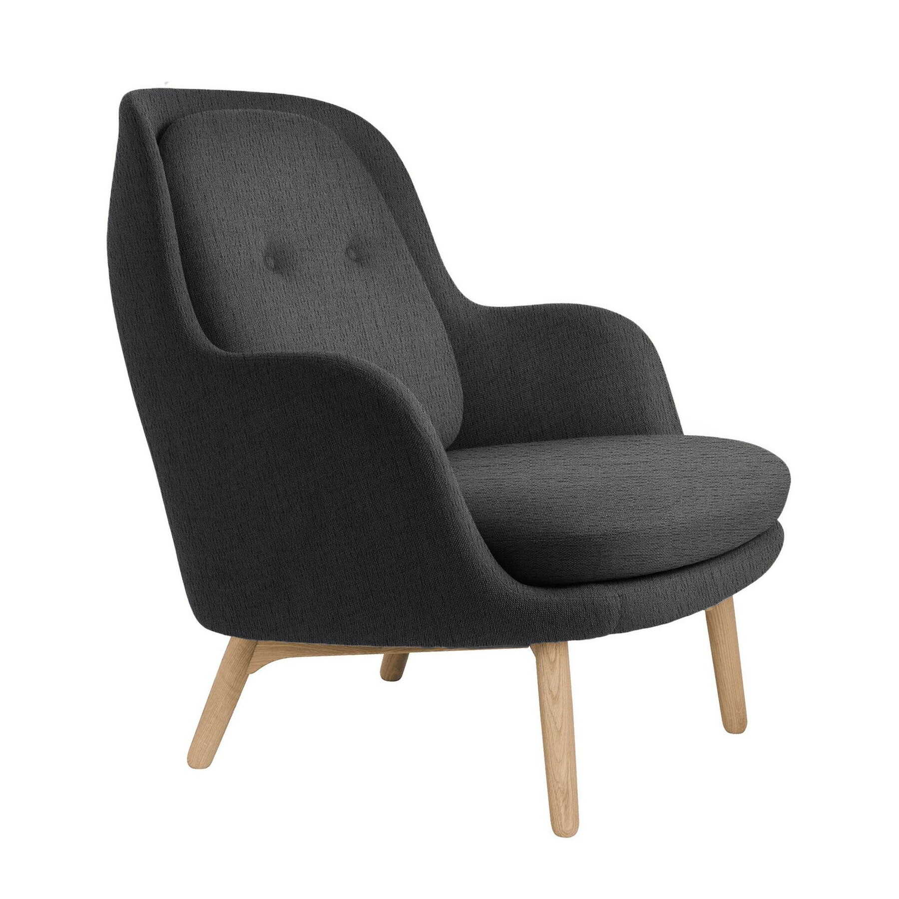 Fri™ JH5 Armchair with Oak Wood Base
