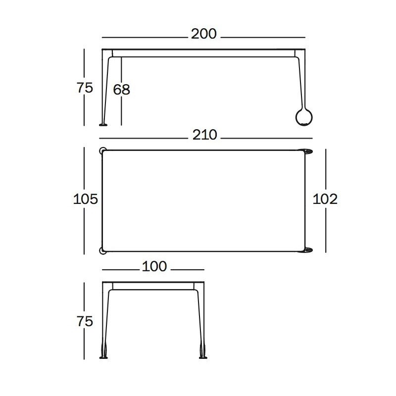 Big Will Dining Table/Office Table