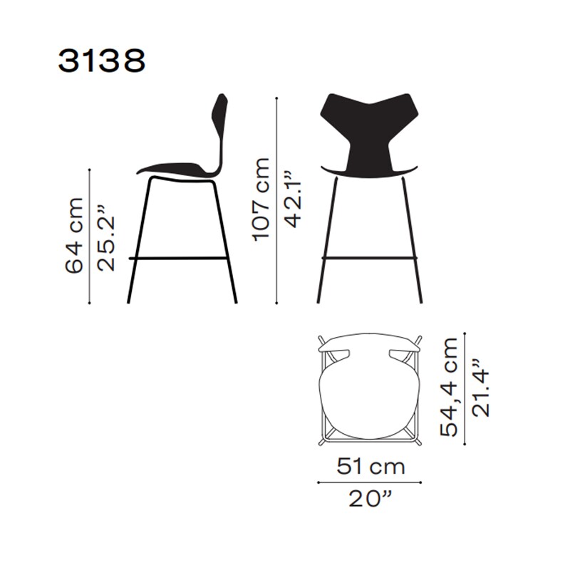 Grand Prix™ Bar Chair Low