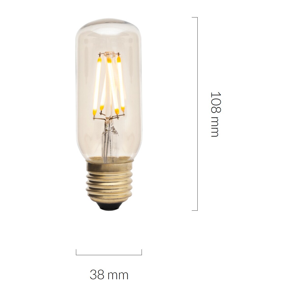 Lurra LED E27 TUBE FILAMENT 360° 3W =>24W