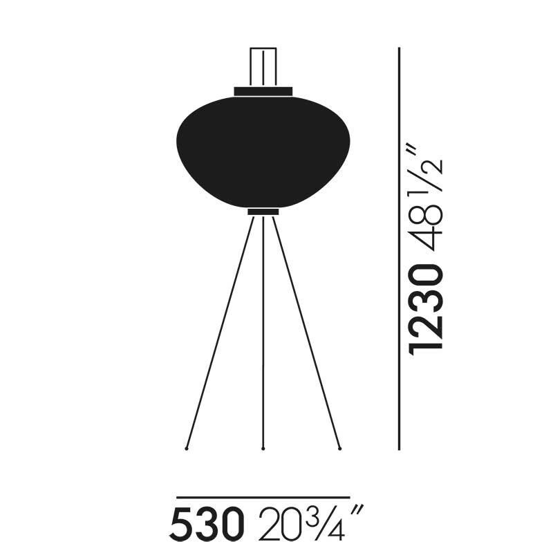 Akari 10A Floor Lamp