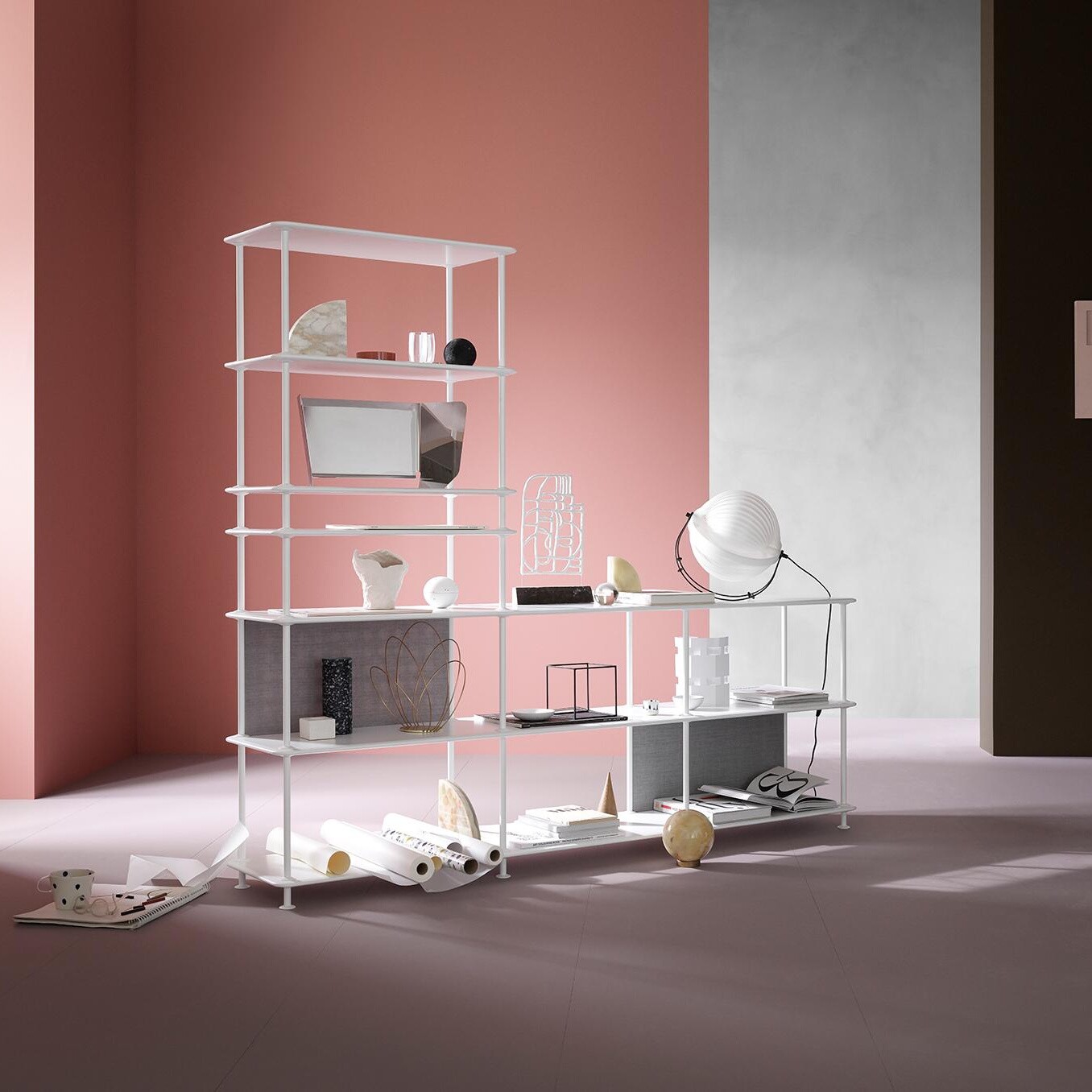 Free Shelf L-Shape 203.4x178.1x38cm