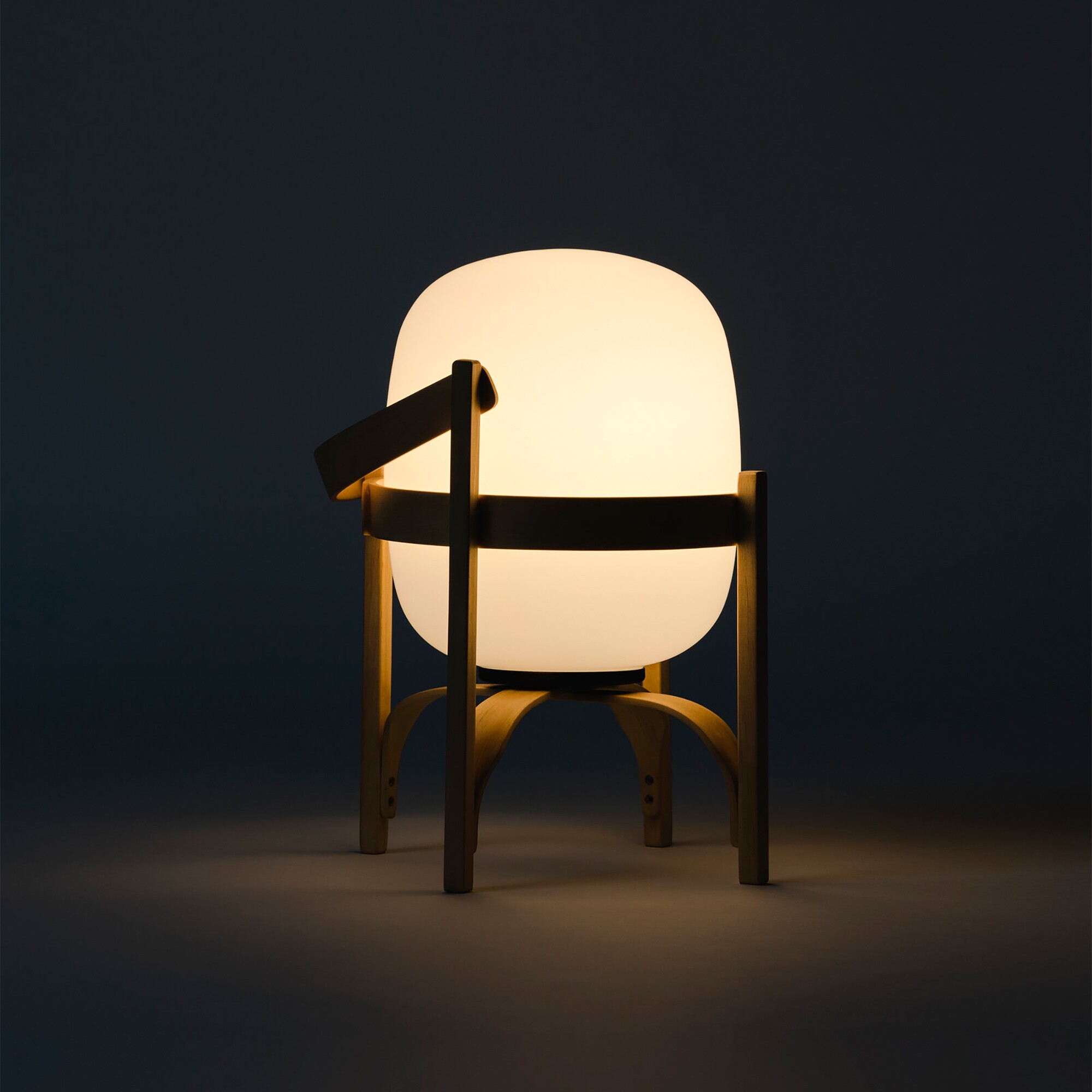 Cestita Batería LED Lamp with Battery Glass