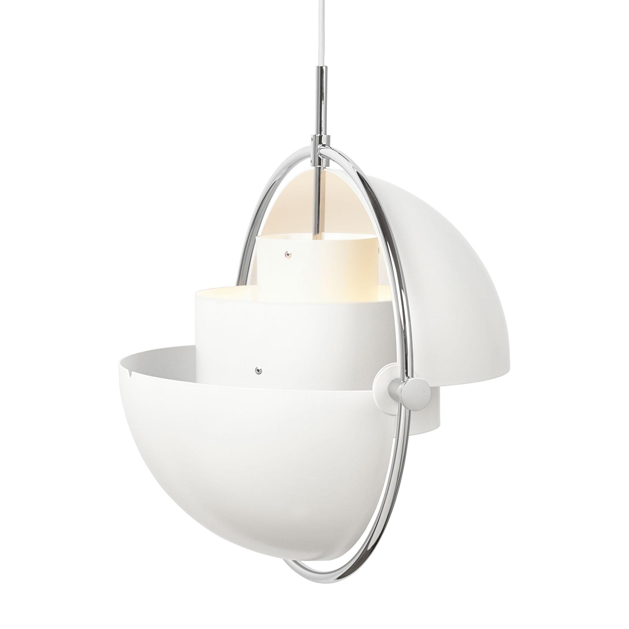 Multi-Lite Suspension Lamp Ø36cm Frame Chrome