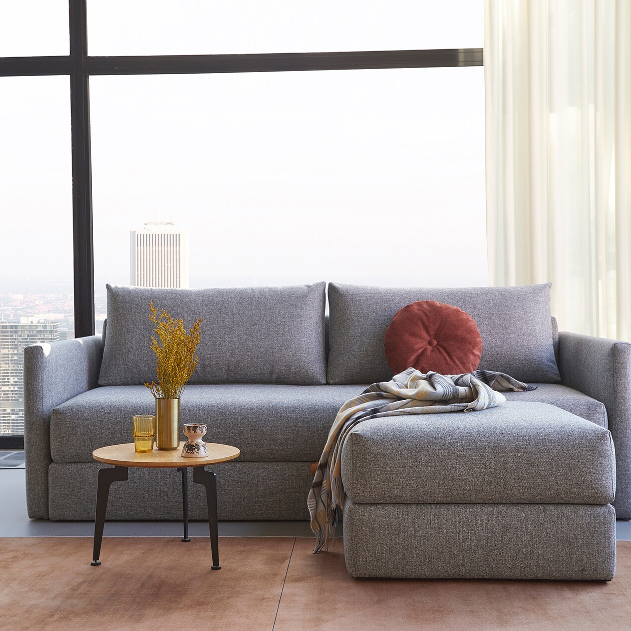 Cornila Pouf with Storage H 45cm