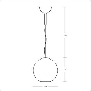 Globo di Luce Suspension Lamp S