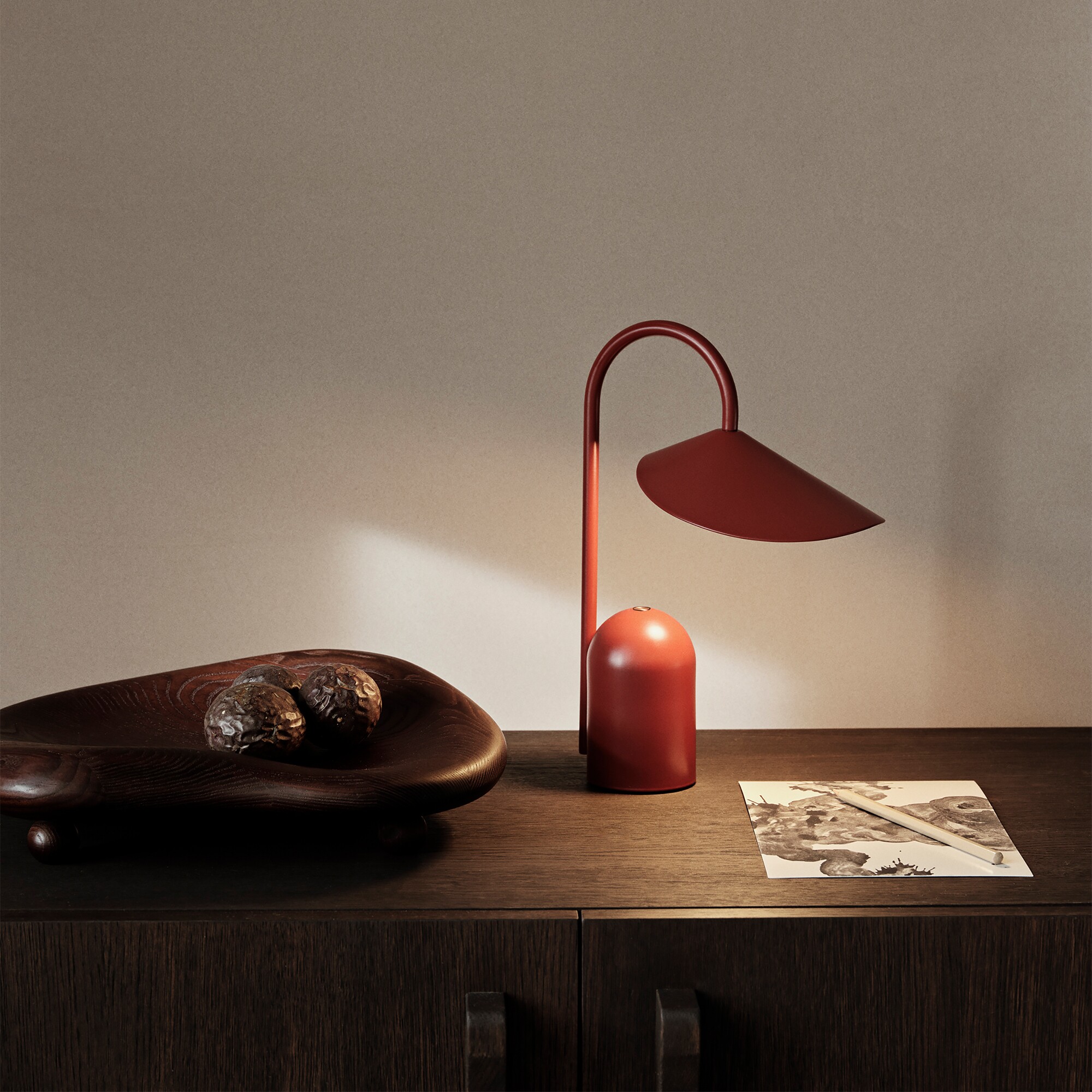 Arum Portable Table Lamp with Battery