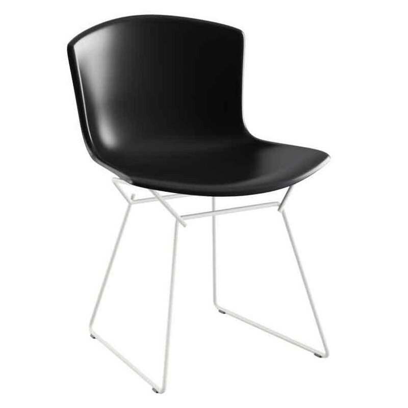 Bertoia Plastic Side Chair Frame White