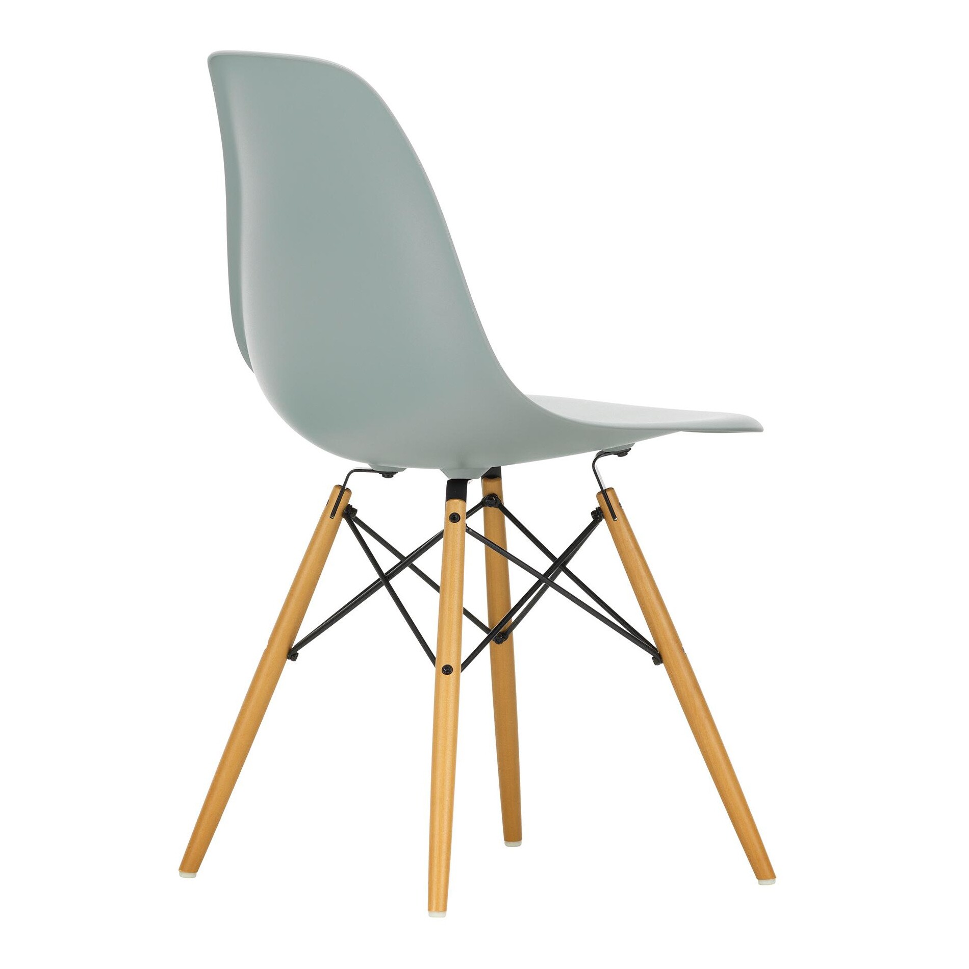 Eames Plastic Side Chair DSW RE Golden Maple