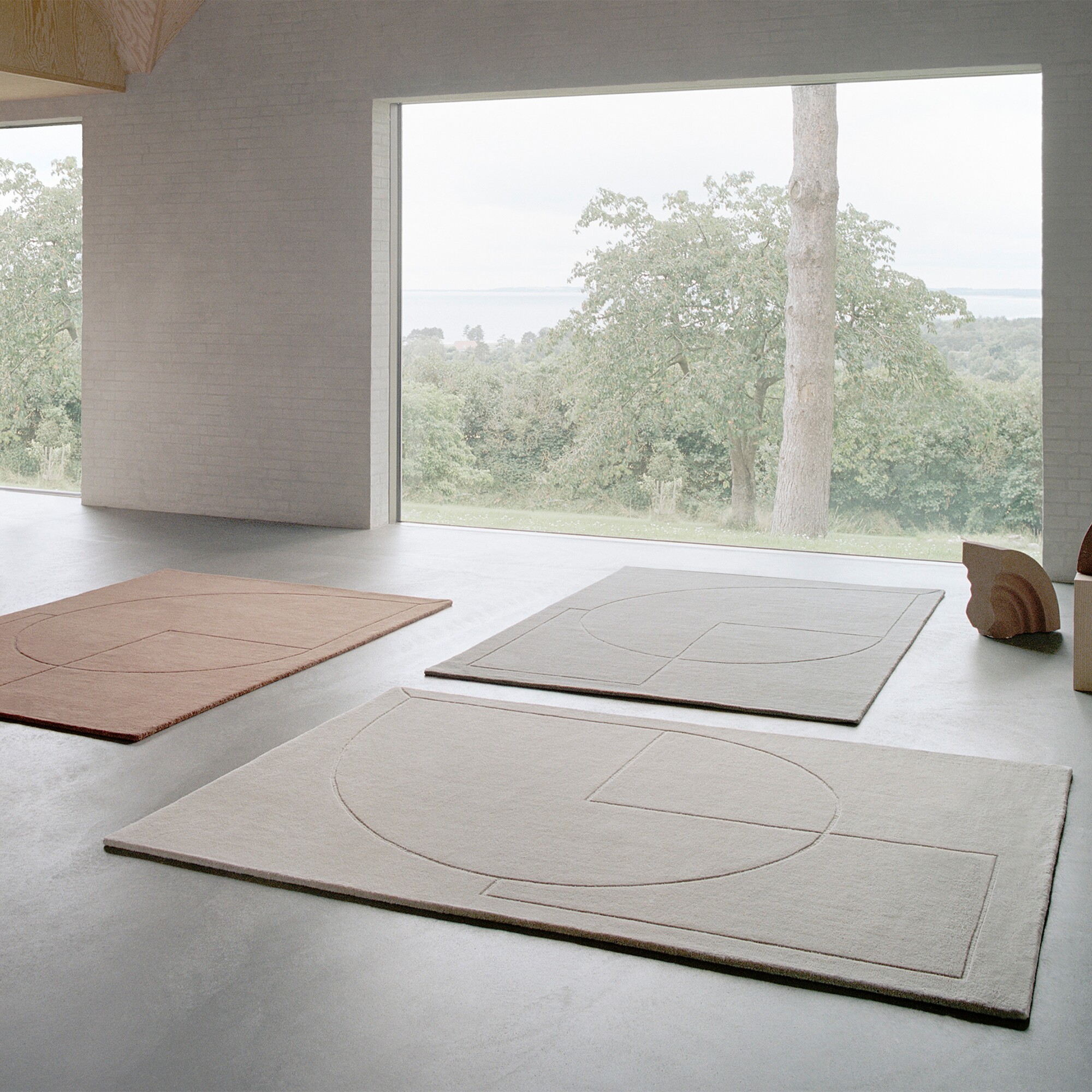 Lineal Poem Wool Rug 170x240cm