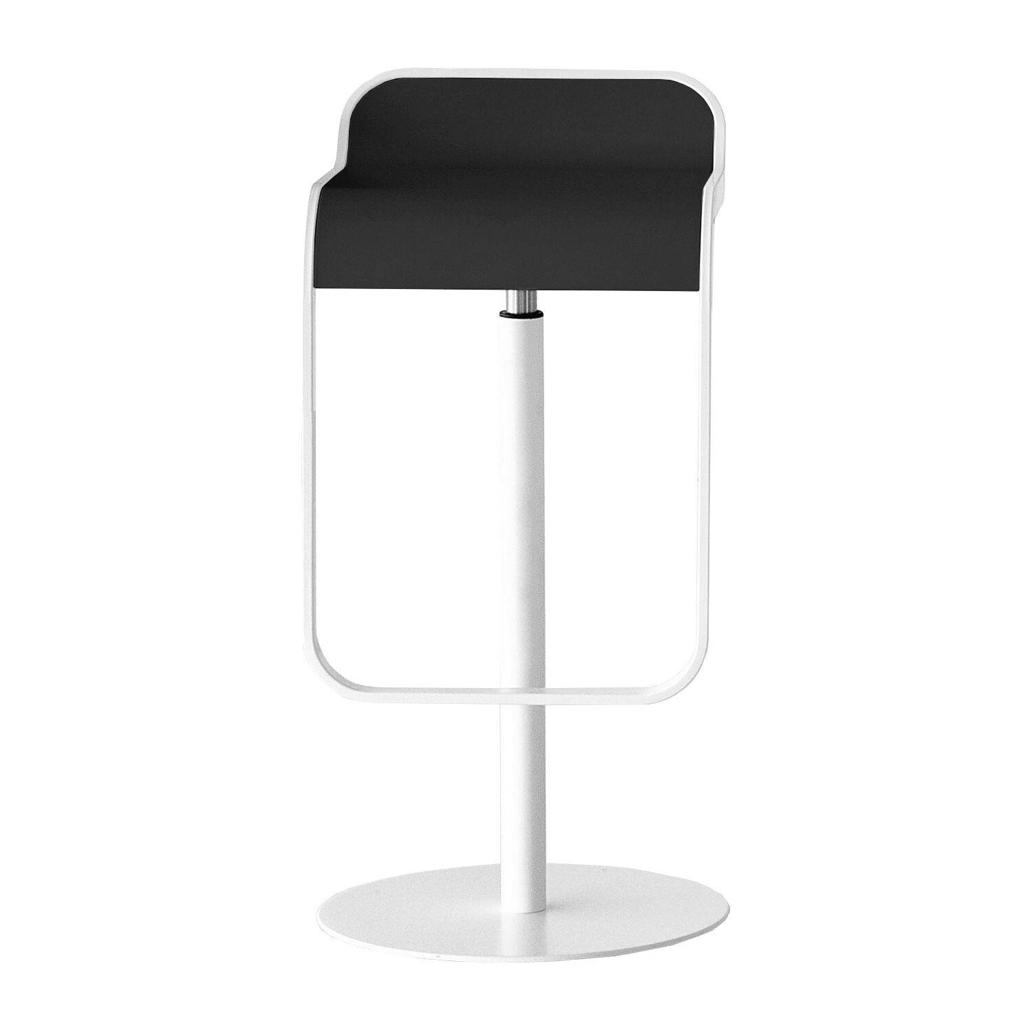 LEM S80 Bar Stool Frame White 74-87cm