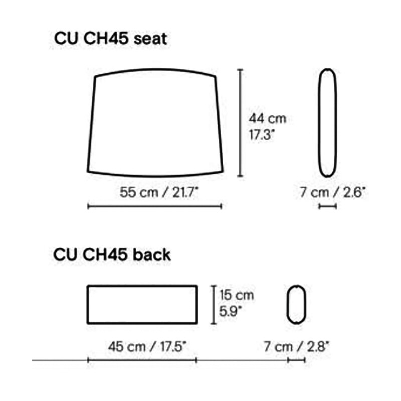 CH45 Seat and Neck Pillow