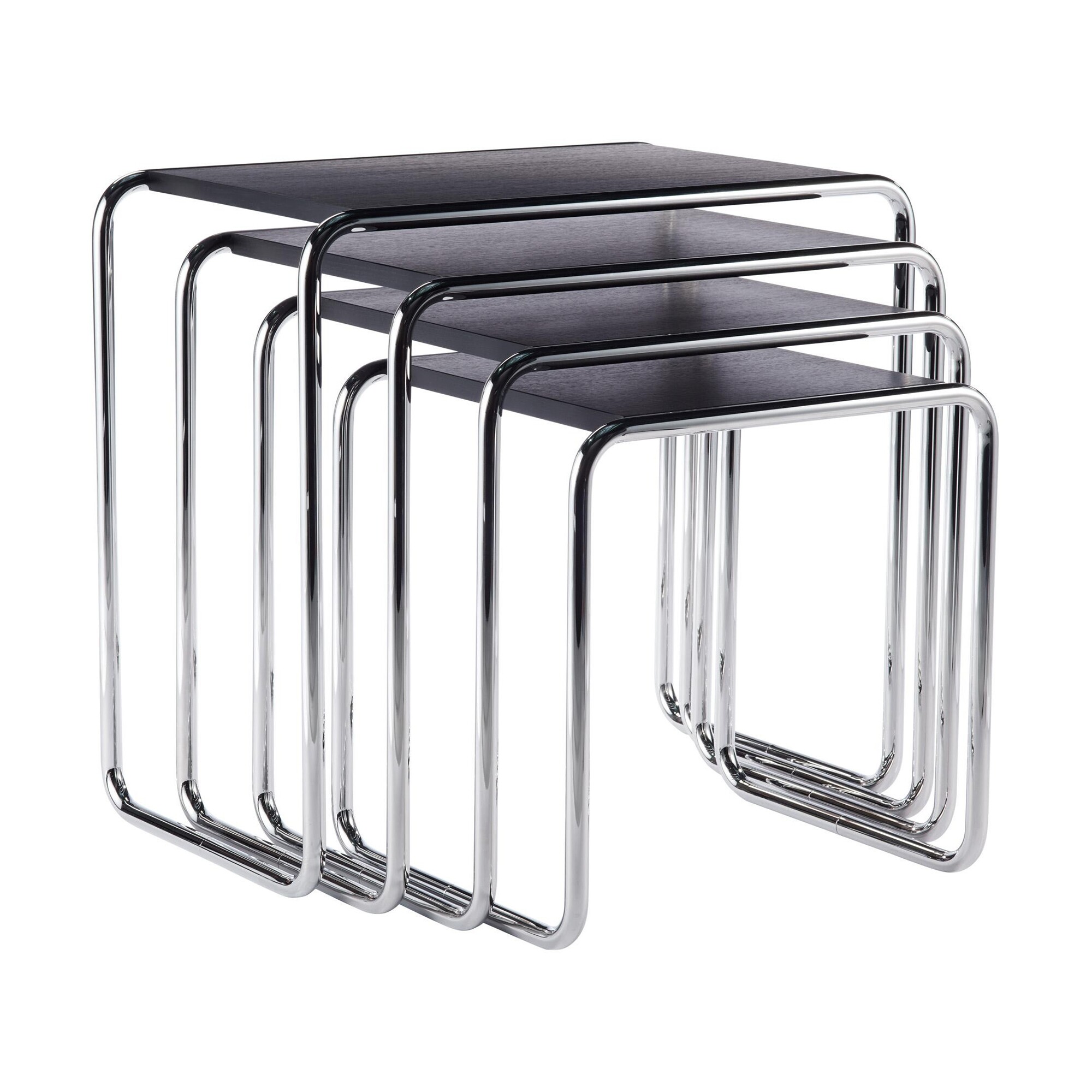 B 9 Side Table Set of 4 Beech