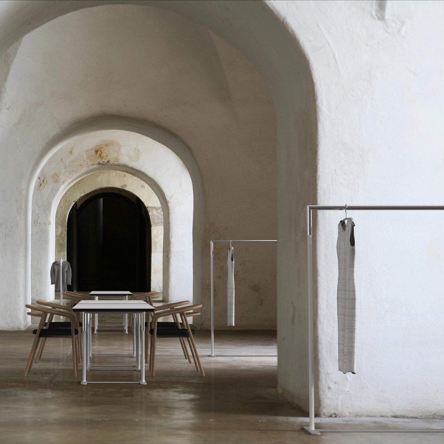 Bukto Coatstand 62.8x30x150cm