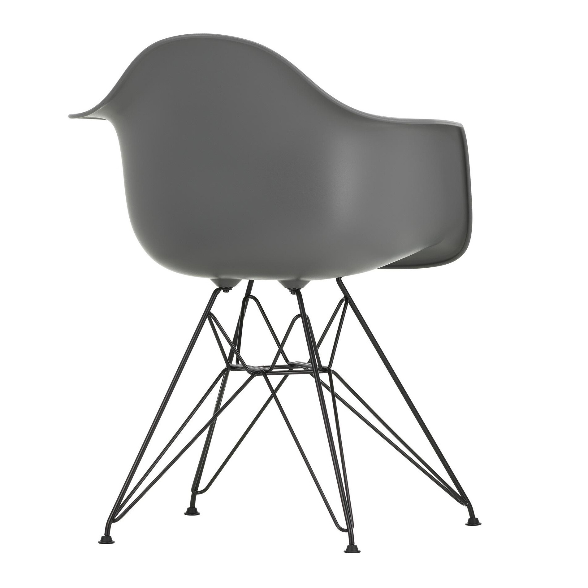 Eames Plastic Armchair DAR RE Black Base