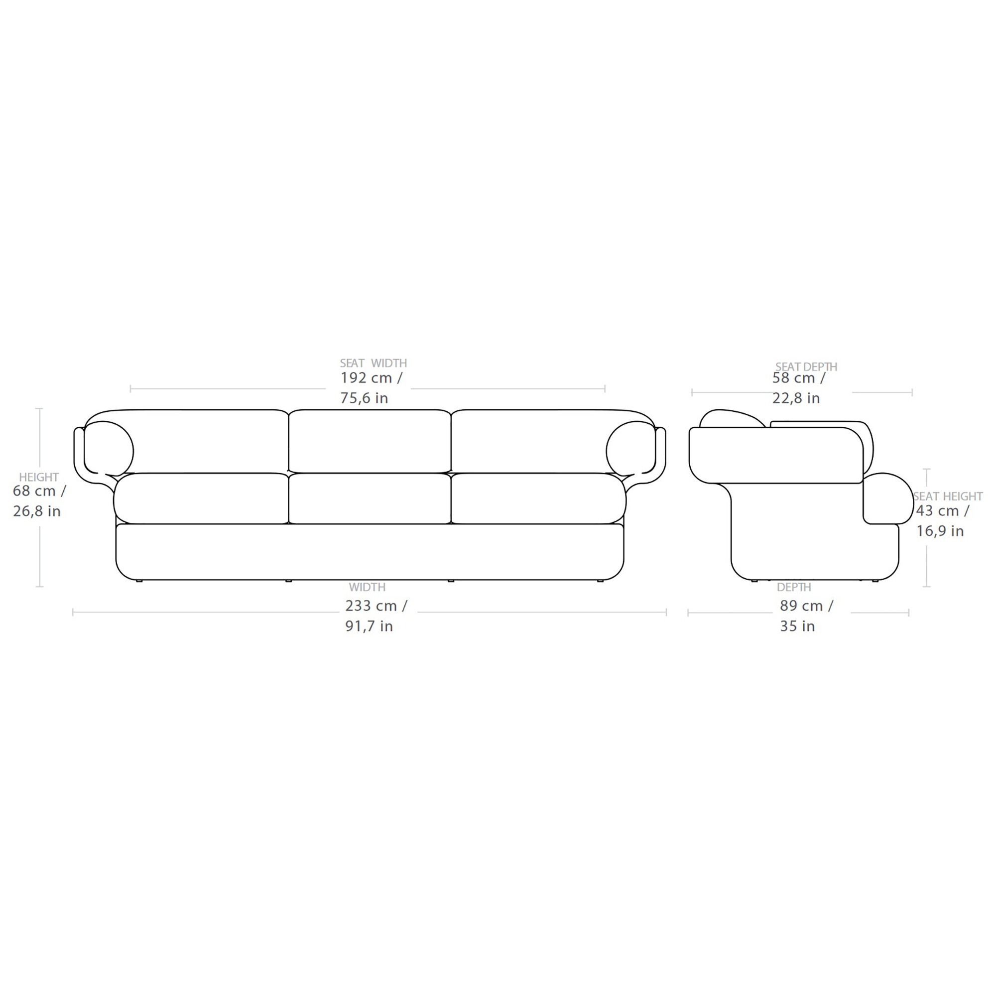 Basket 3-Seater Sofa