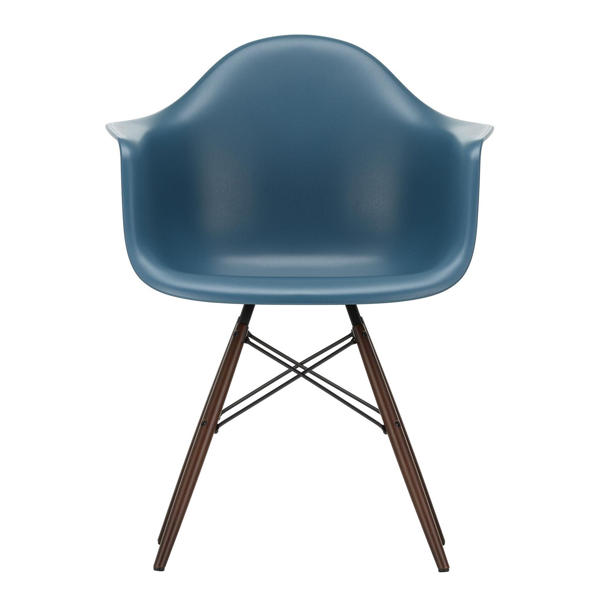 Eames Plastic Armchair DAW RE Dark Maple Base