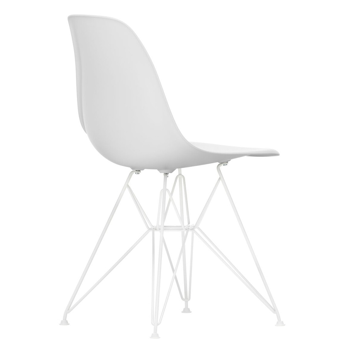 Eames Plastic Side Chair DSR RE White Base