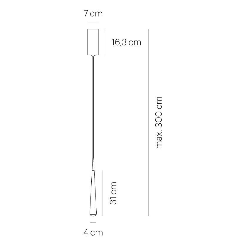 Niceone Up Round 7 LED Suspension Lamp