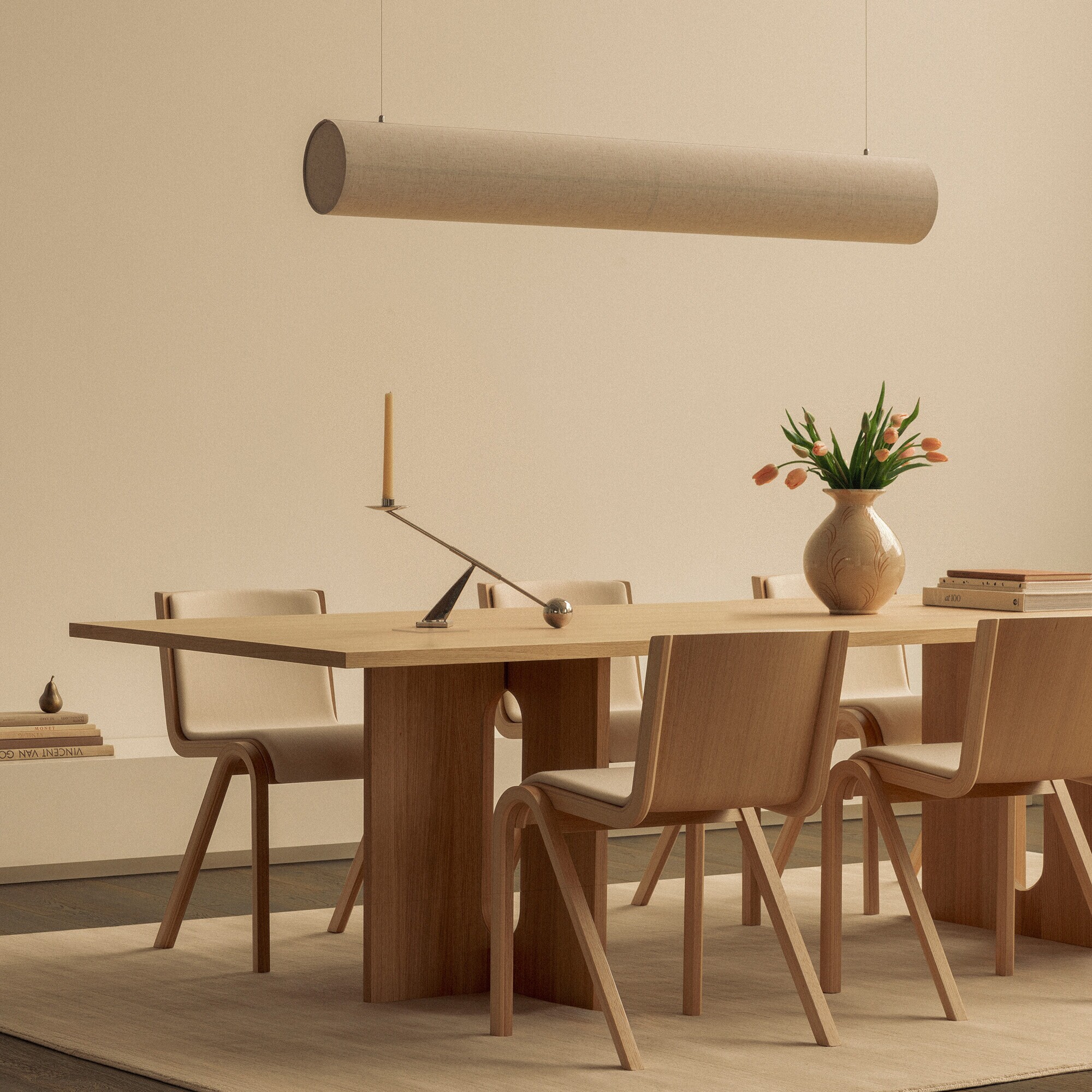 Hashira Linear LED Suspension Lamp 140cm