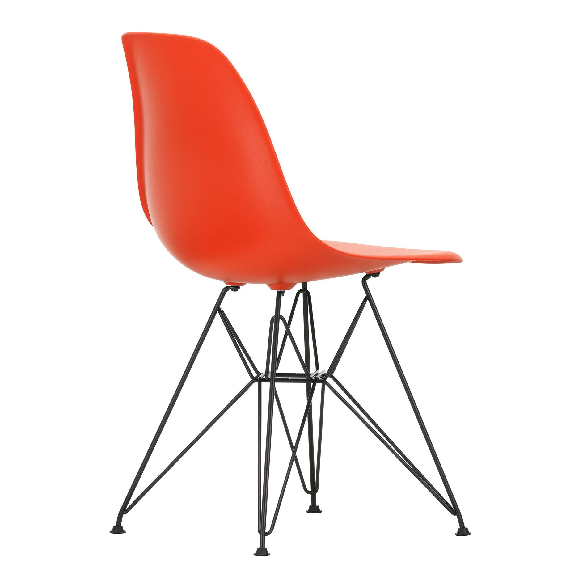 Eames Plastic Side Chair DSR RE Black Base