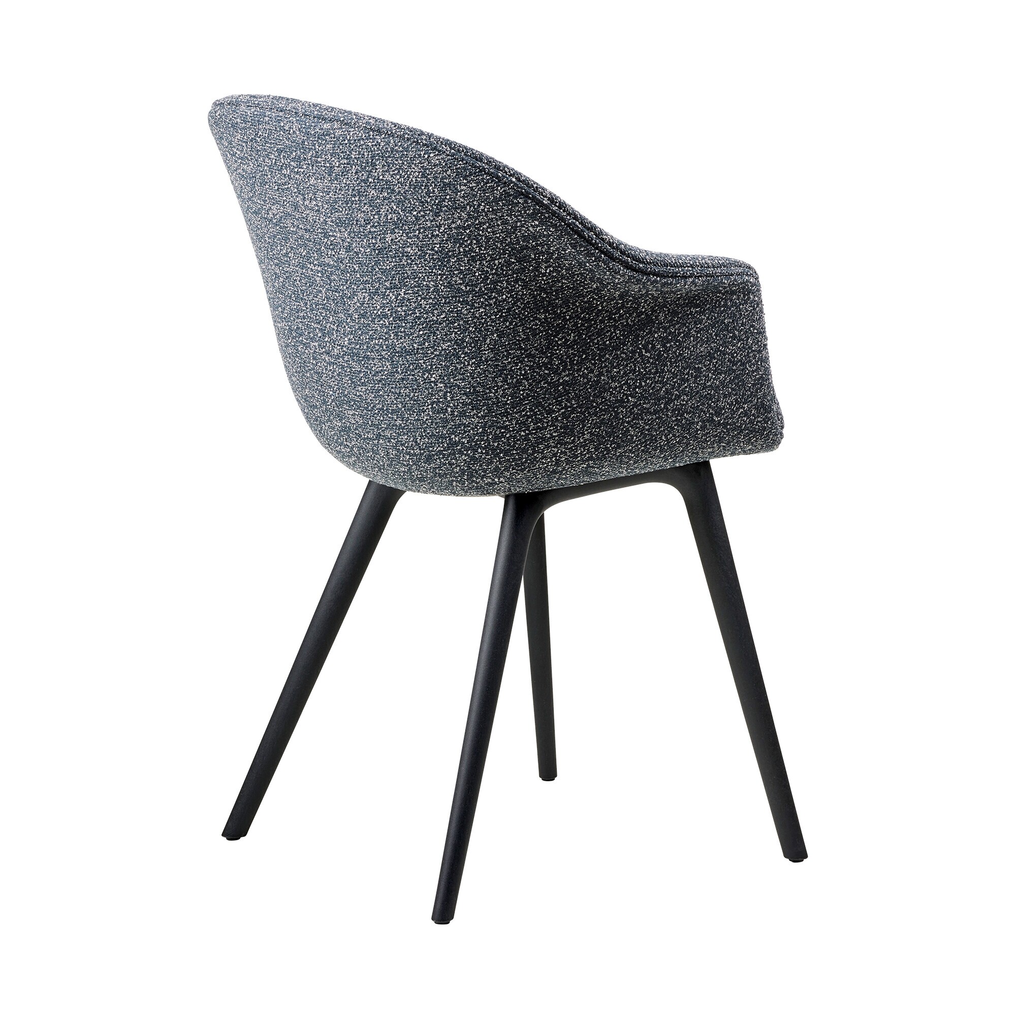 Bat Dining Chair Fully Upholstered Base Plastic