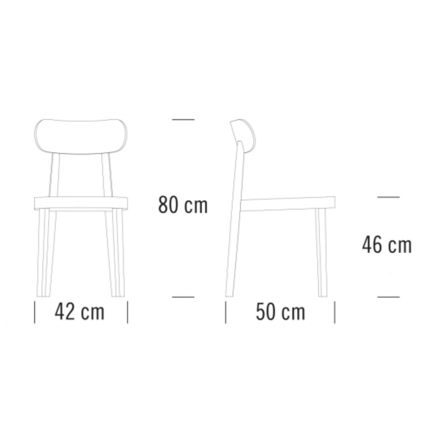 118 Chair with Wickerwork Set of 4