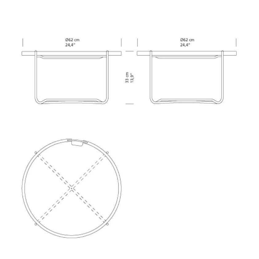 Carl Hansen CH417 Side Table/Tray Table