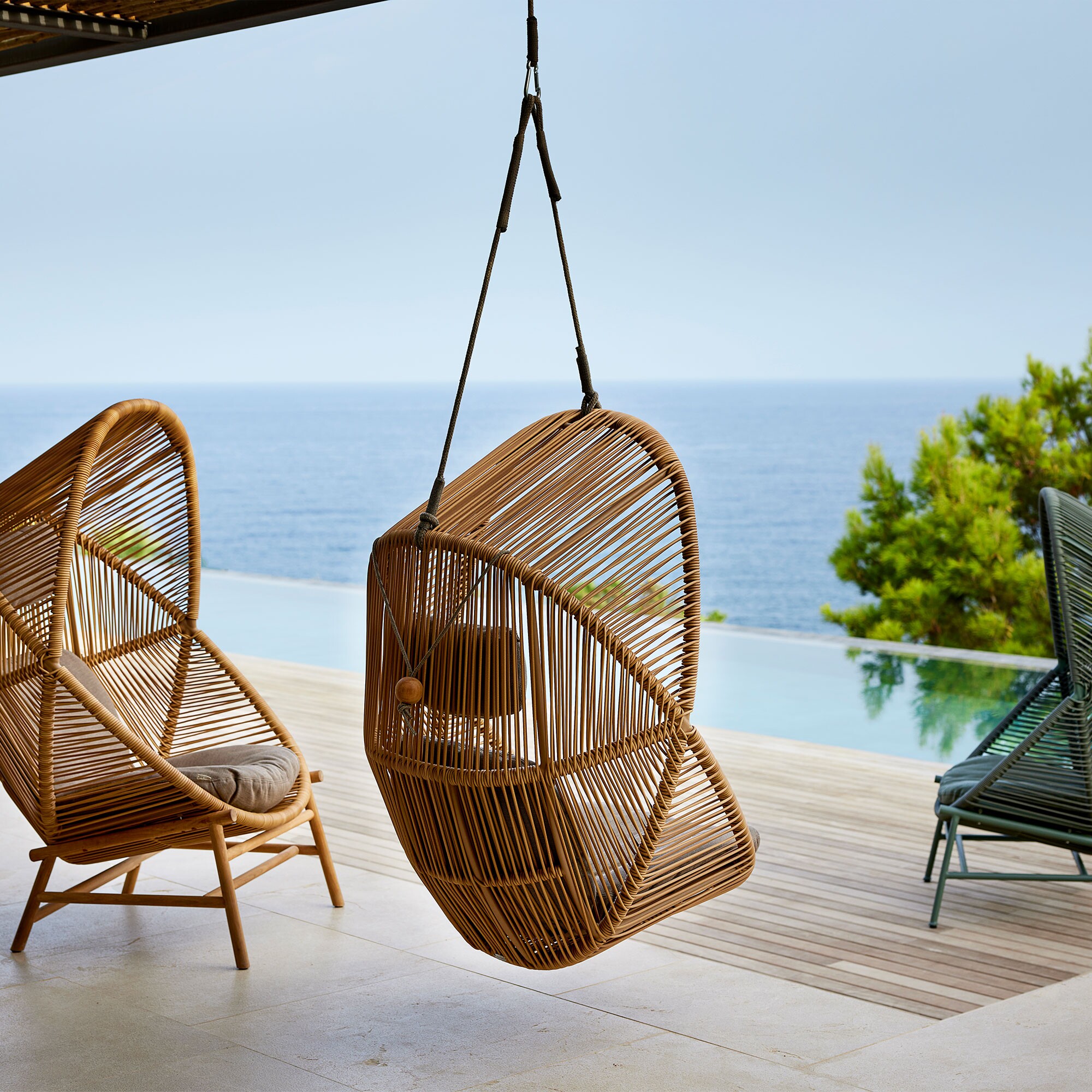 Hive Outdoor Armchair Teak Base