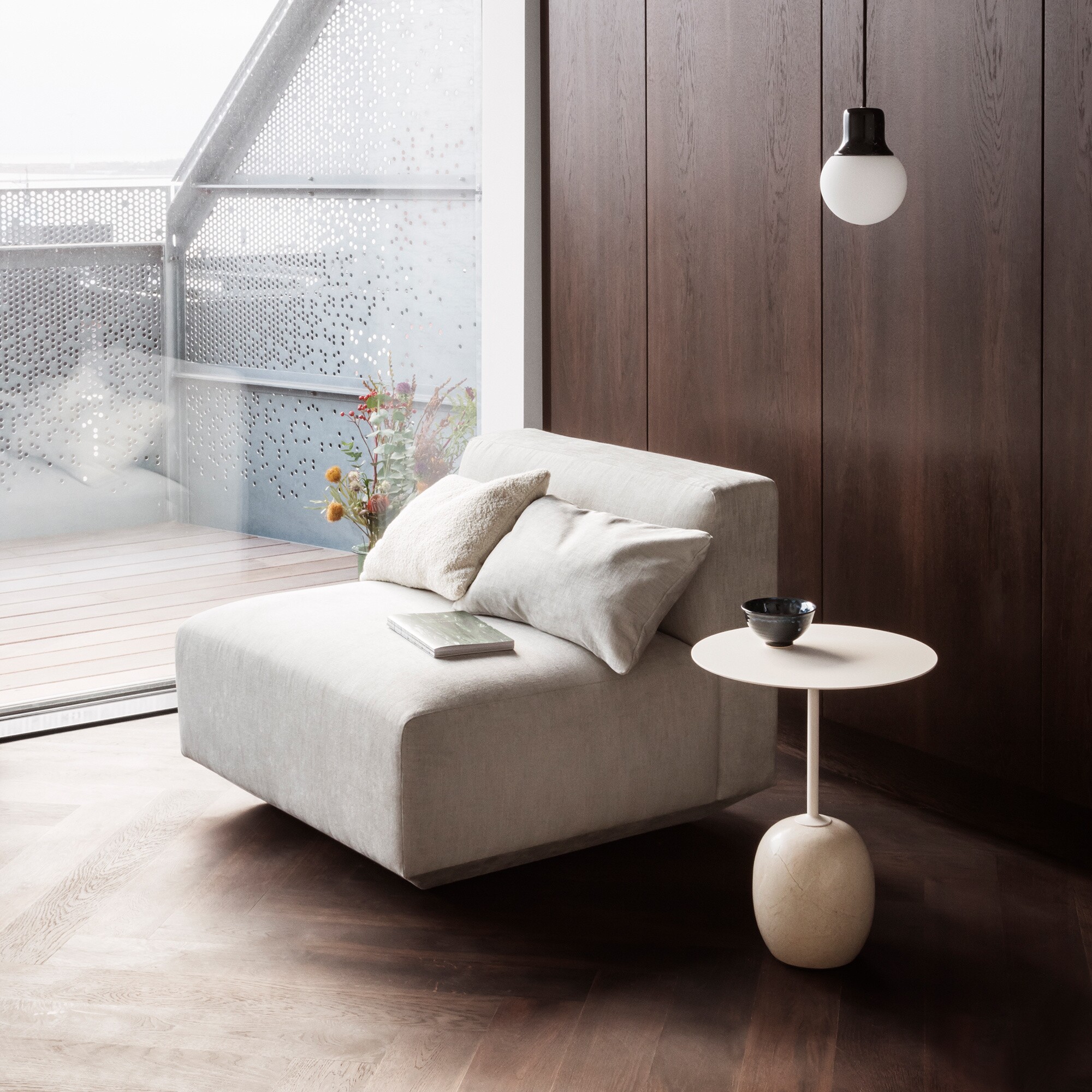 Lato LN8 Side Table Top Steel Round