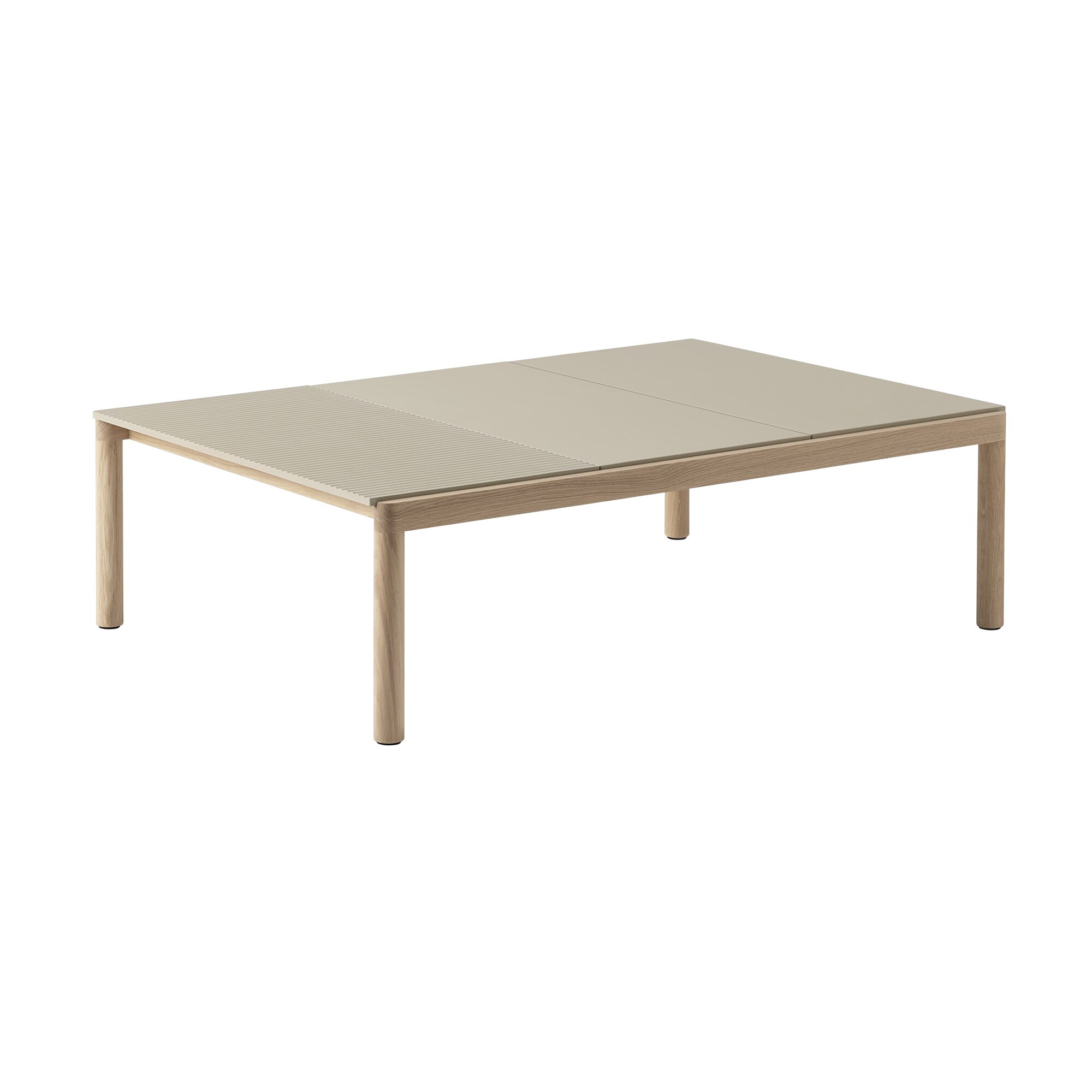 Couple Coffee Table 120x84x35 cm Wavy