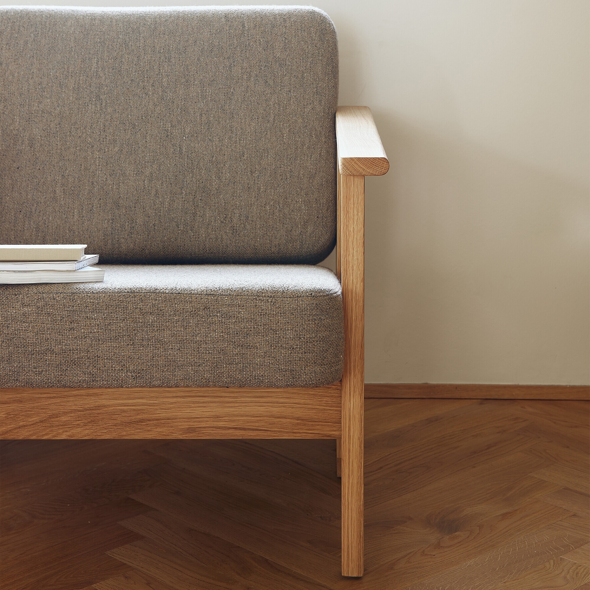 Block Lounge Chair Oak Oiled