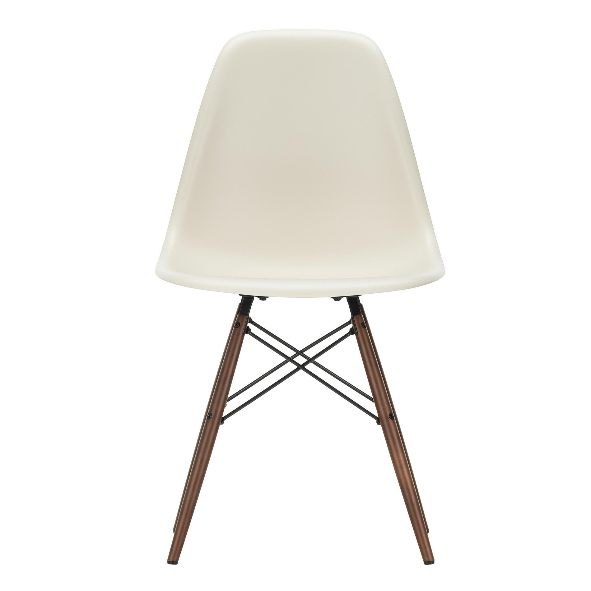 Eames Plastic Side Chair DSW RE Dark Maple Base