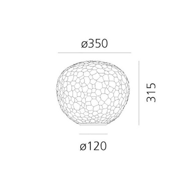 Meteorite Tavolo Table Lamp