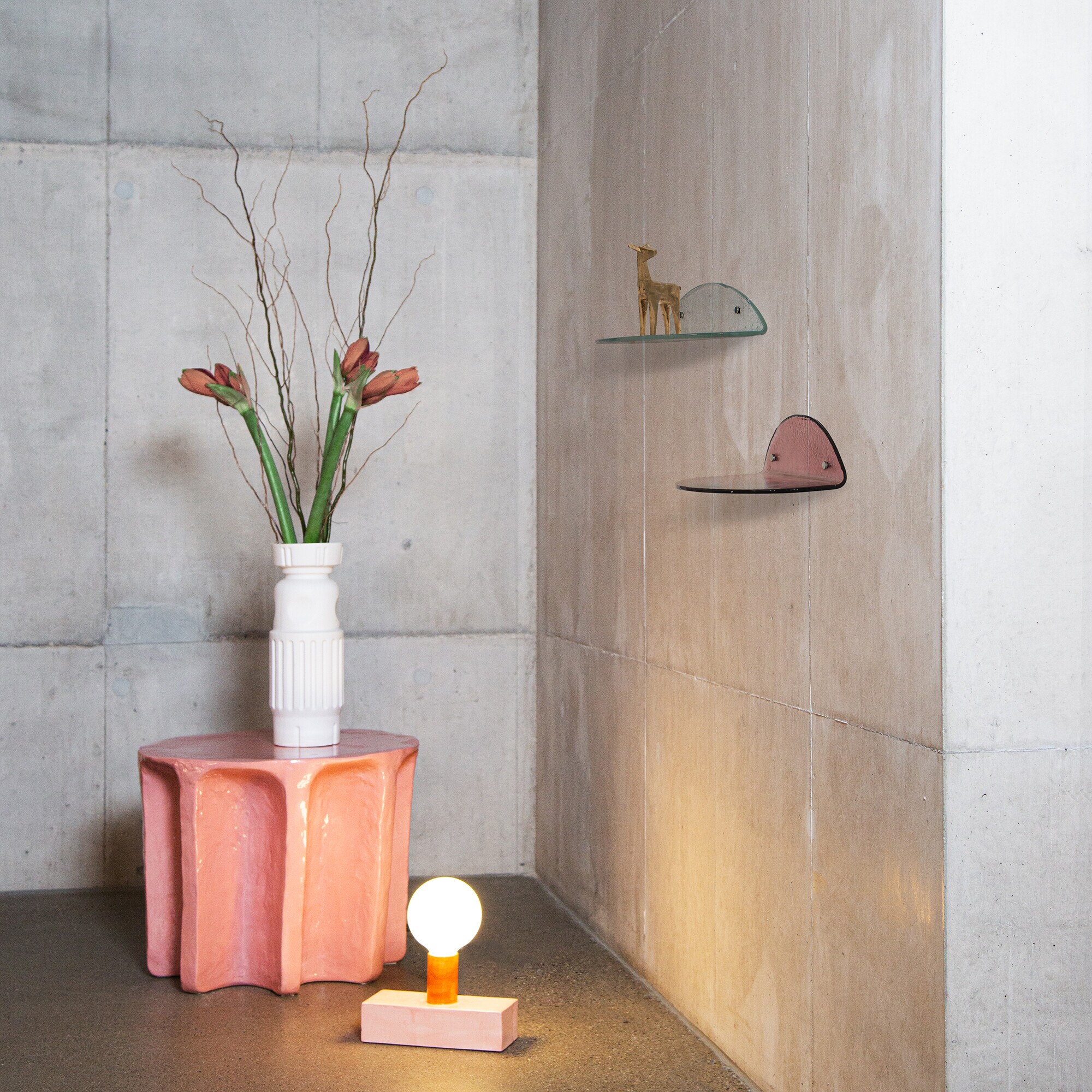 Chouchou Round Stool/Side Table H 45cm