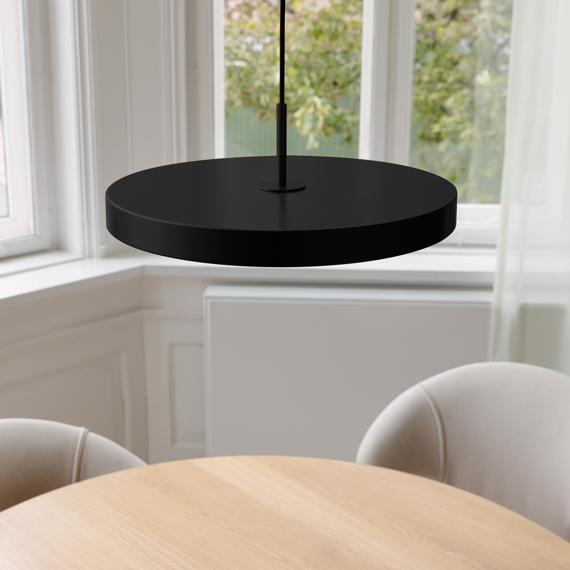 Asteria LED Suspension Lamp Black