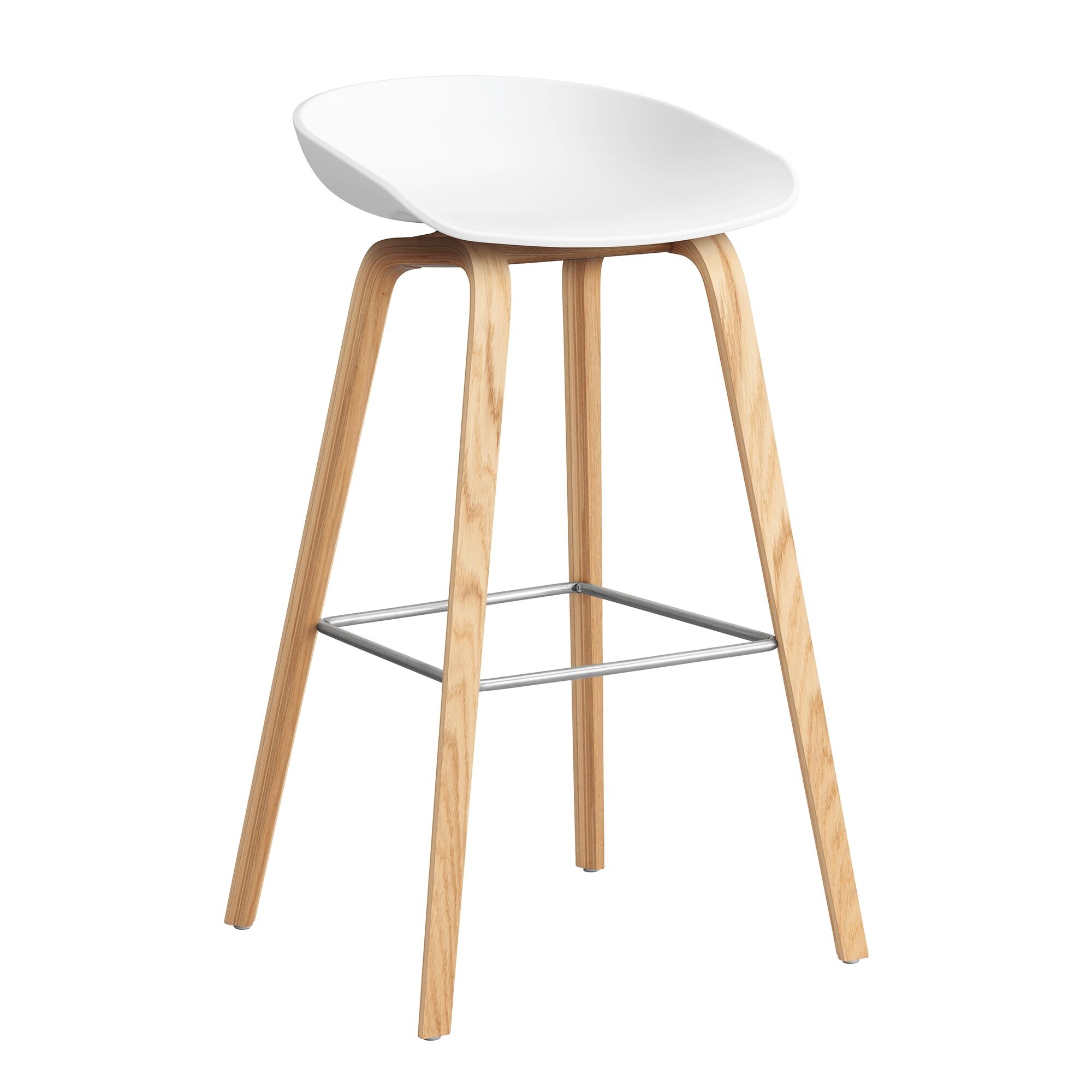 About A Stool AAS 32 2.0 Bar Stool High Lacquered Oak