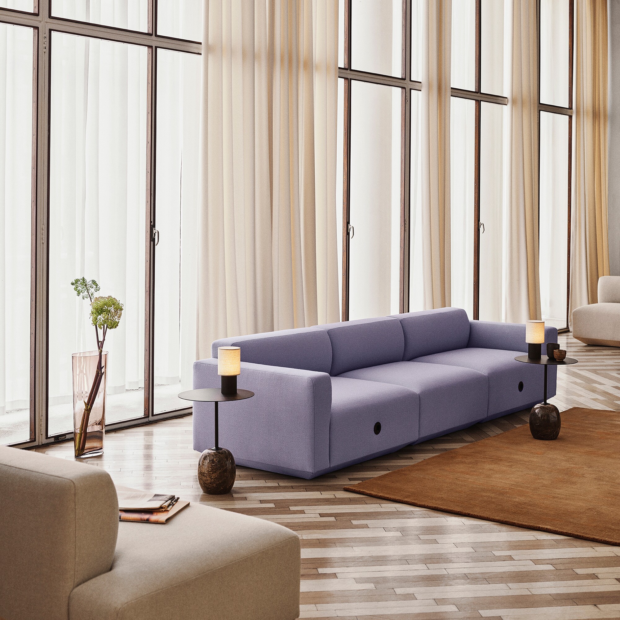 Lato LN8 Side Table Top Steel Round