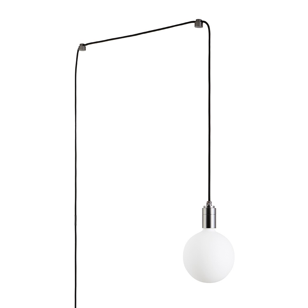 Graphite Plug-in Suspension Lamp