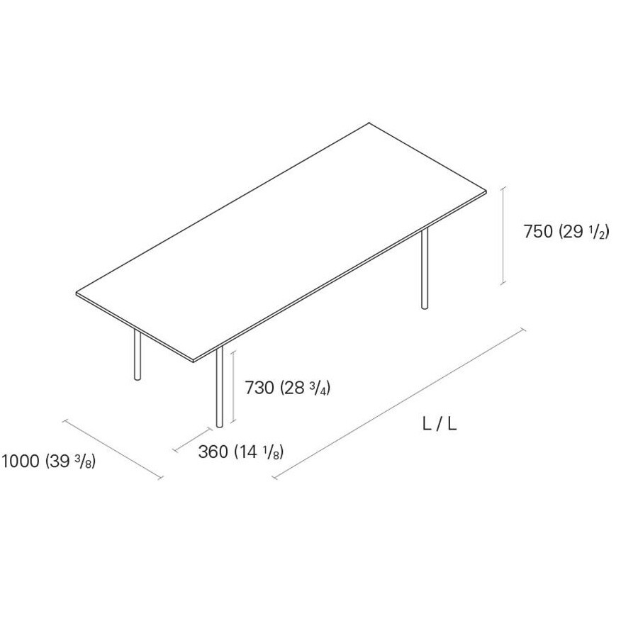 e15 TA14 Anton Dining Table