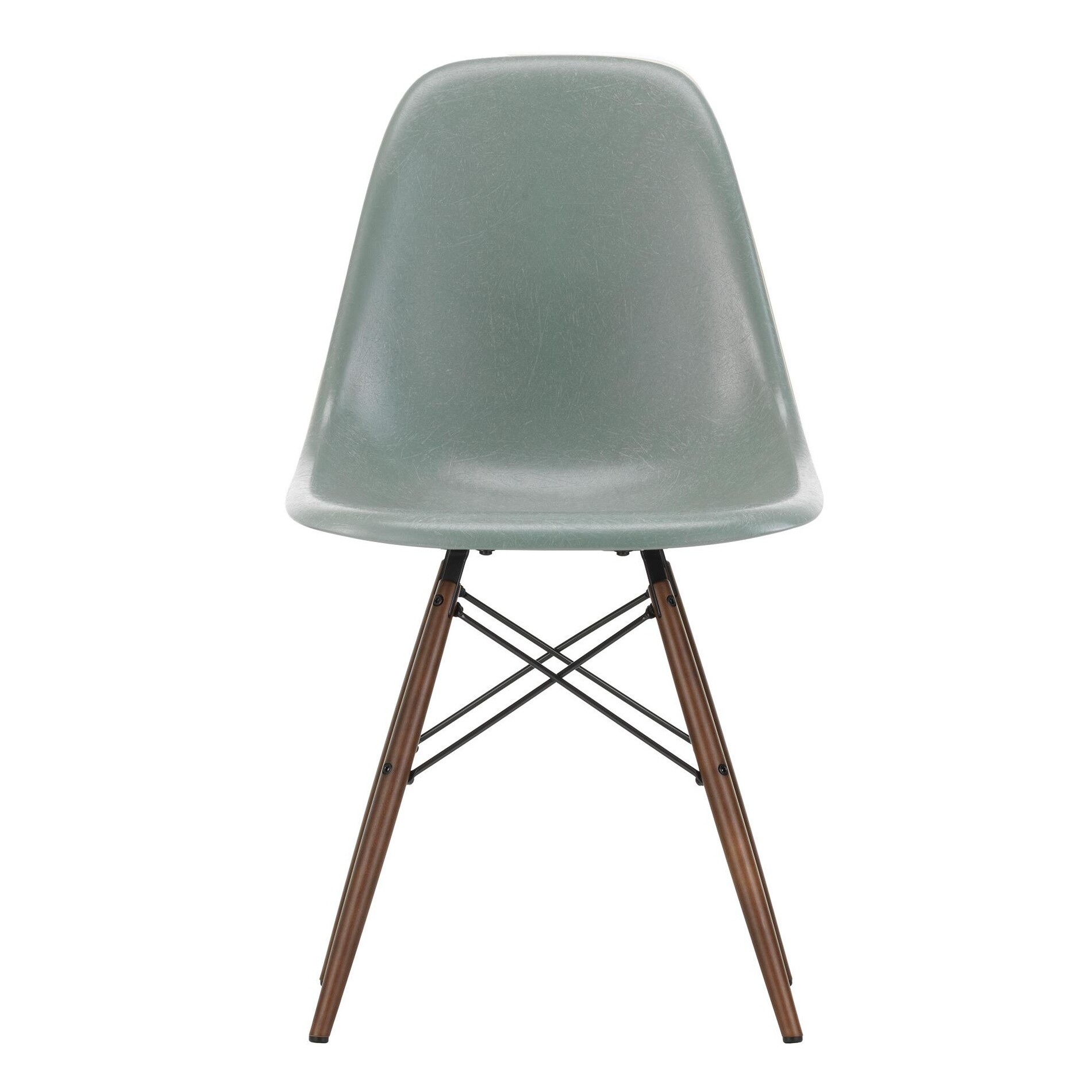 Eames Fiberglass Side Chair DSW Dark Maple