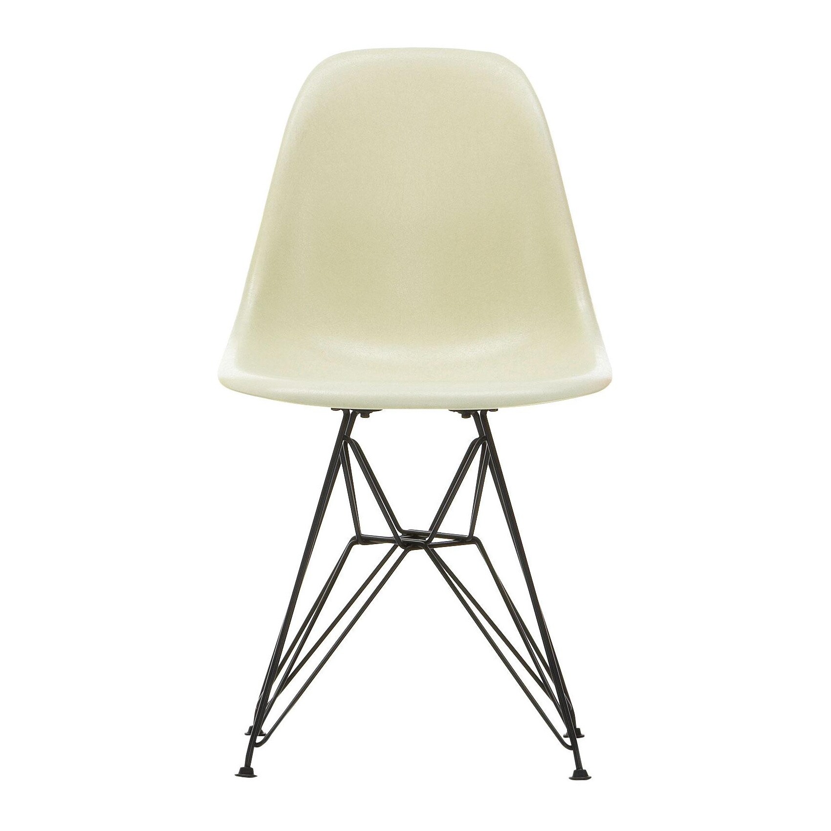 Eames Fiberglass Side Chair DSR Black Base
