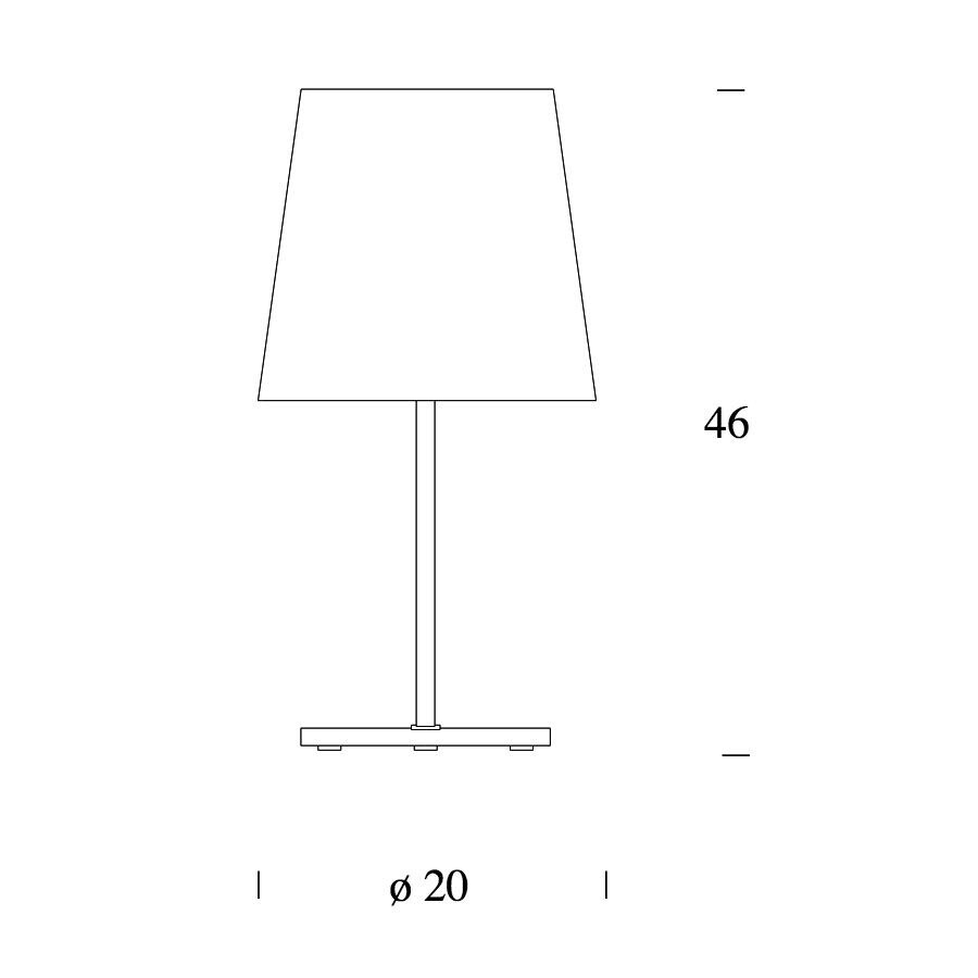 3247TA Table Lamp H46cm