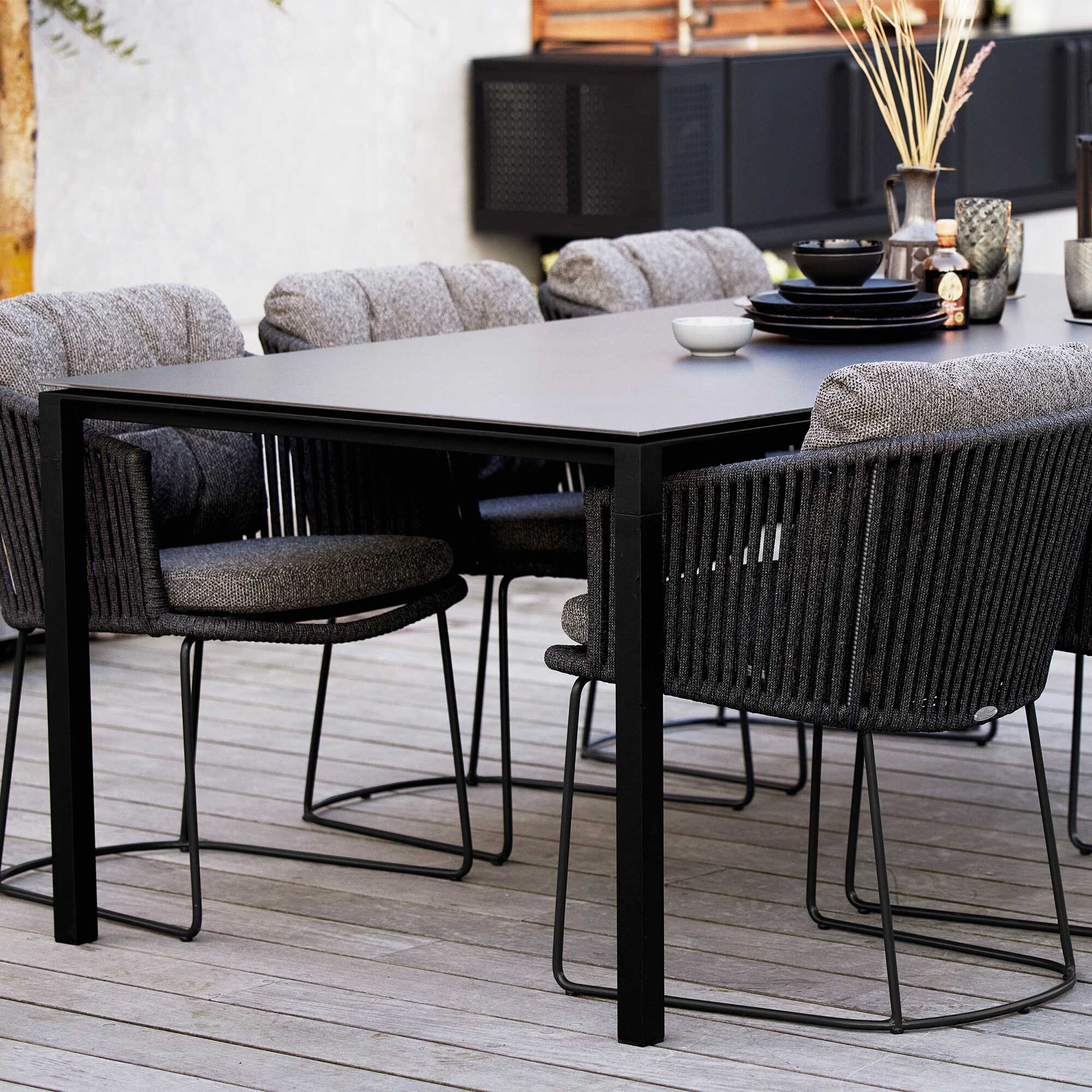 Moments Outdoor Armchair with Skids