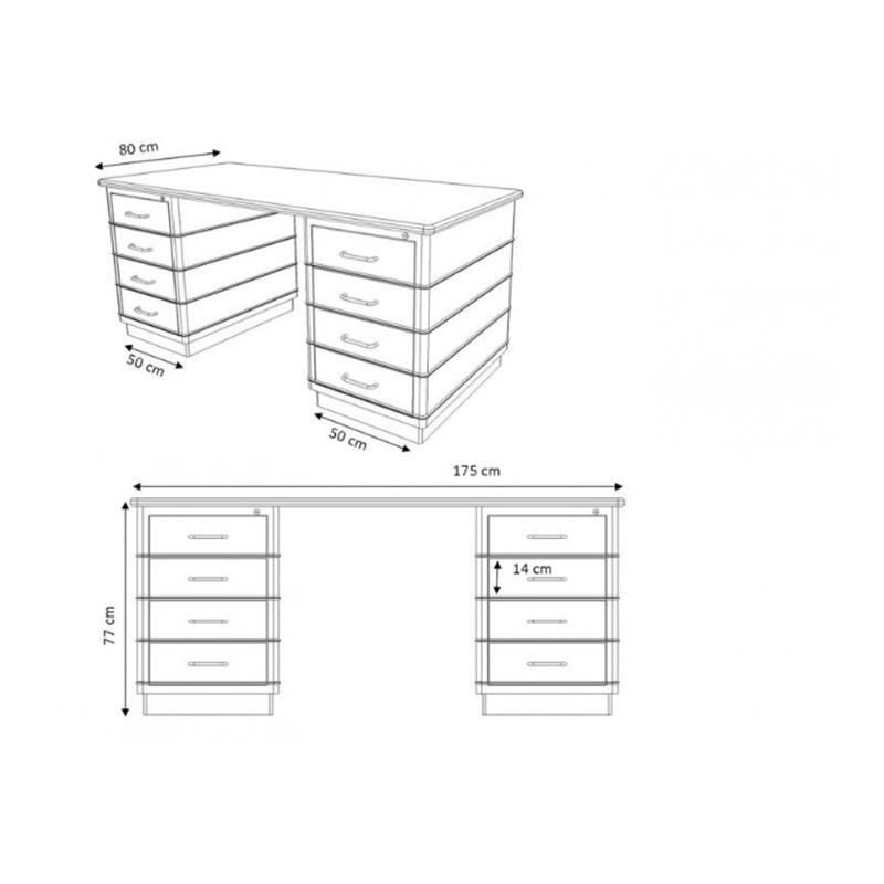 Classic Line TB 229-5 Office Desk